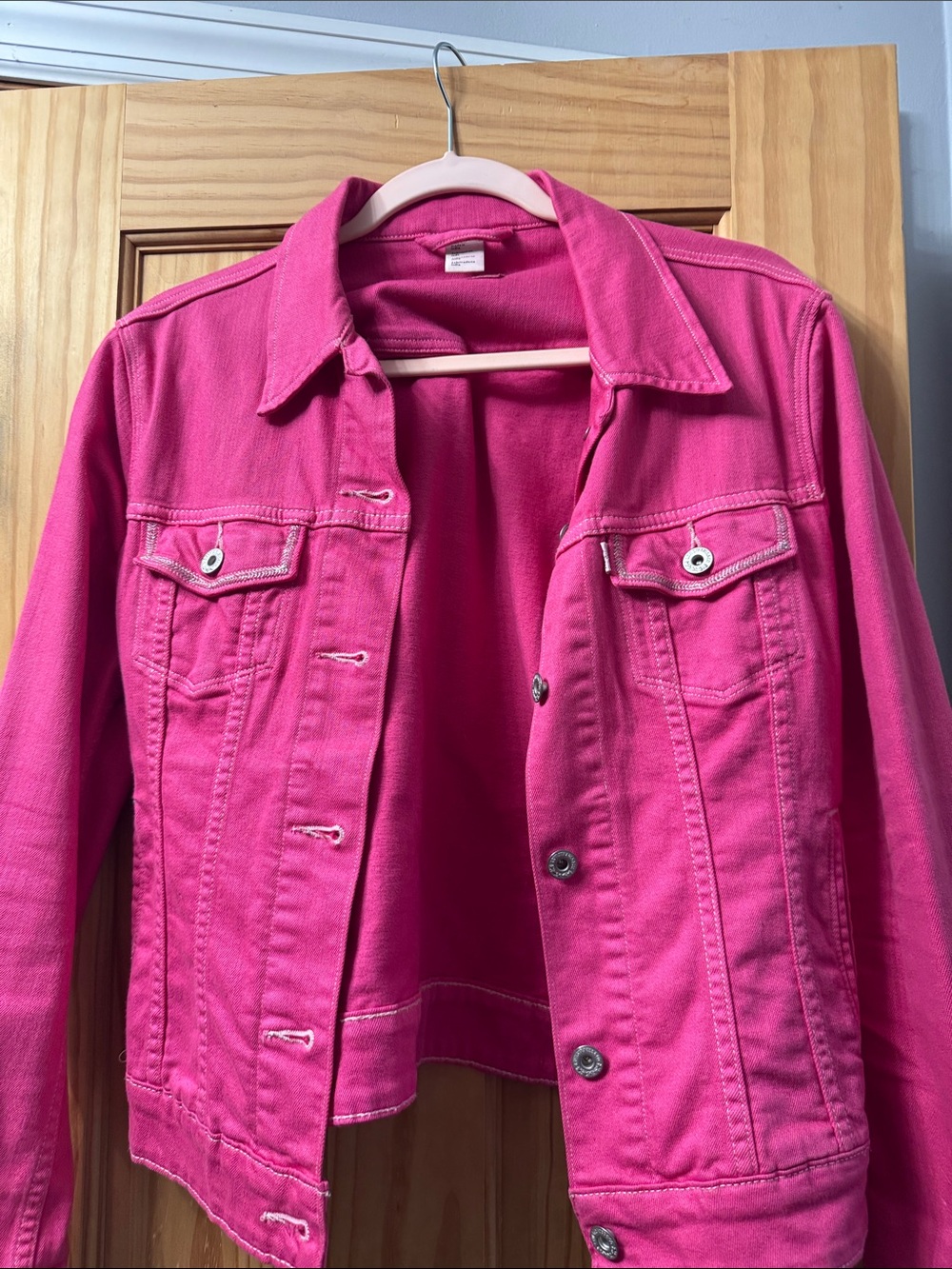 Levi's Hot Pink Denim Jacket